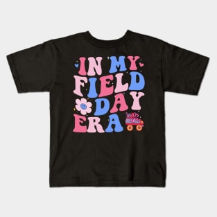 In My Field Trip Era Retro Groovy Teacher Field Day 2024 Kids T-Shirt